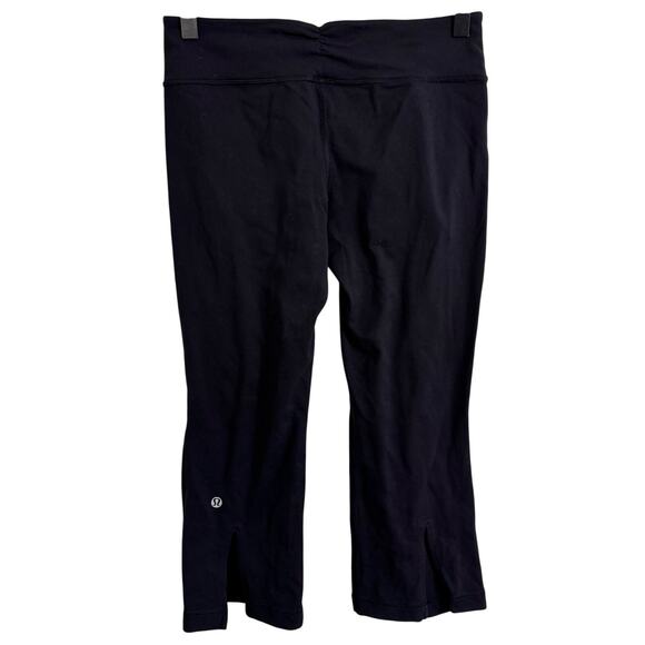 Lululemon Gather & Crow Crop Leggings Black Size 4 - Picture 4 of 11